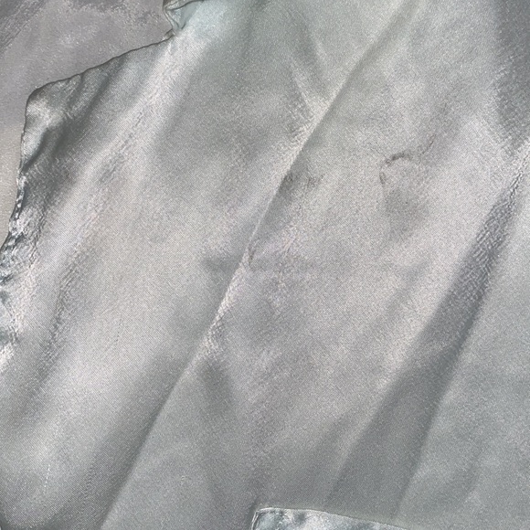 CHRISTIAN DIOR VINTAGE SILK NIGHT SHIRT BLOUSE L - Picture 13 of 13